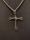 Stainless Steel Cross and Chain Necklace