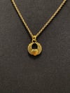 Gold Winged Heart and Chain Necklace