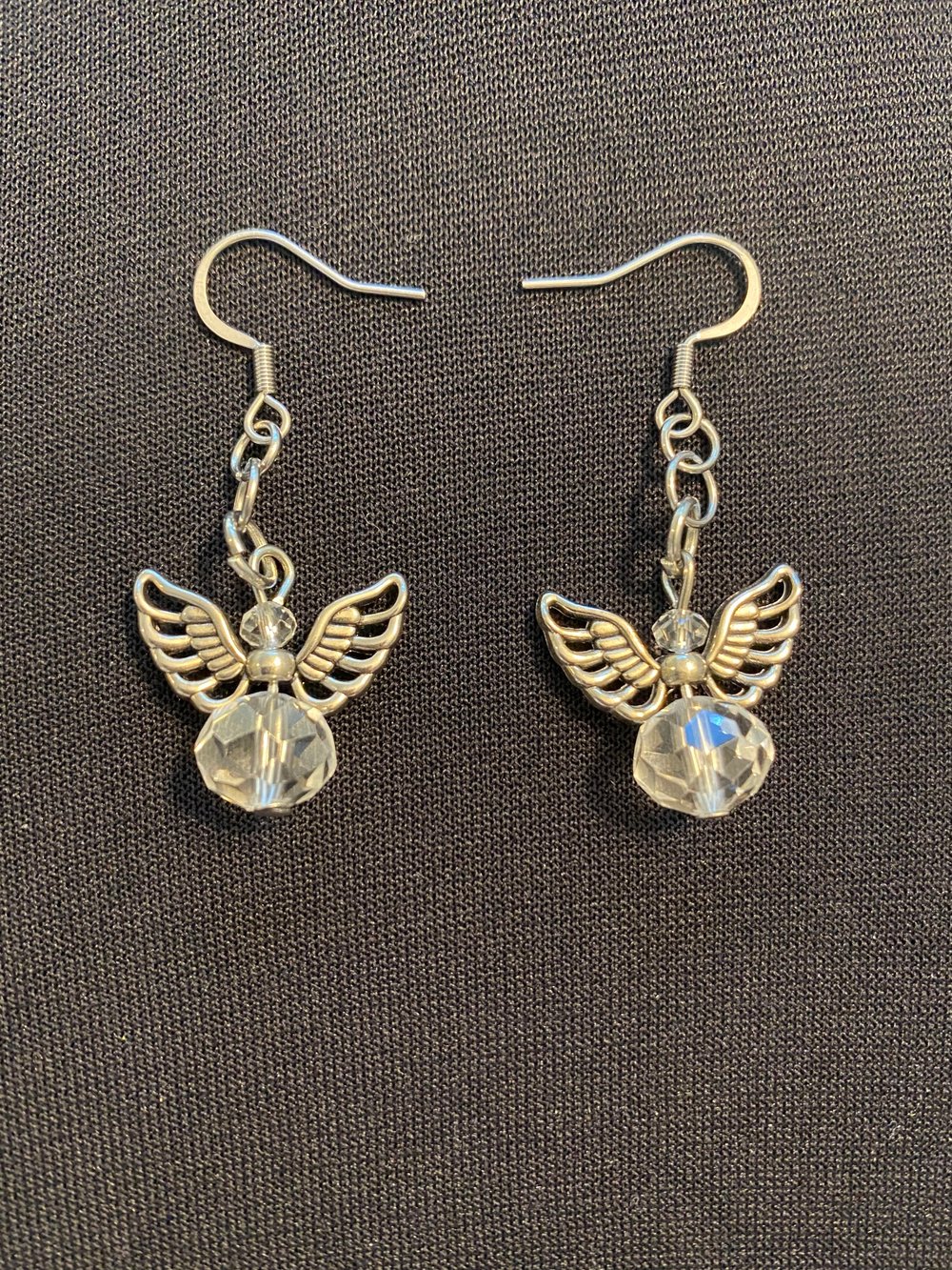 Angel Glass Birthstone Earrings