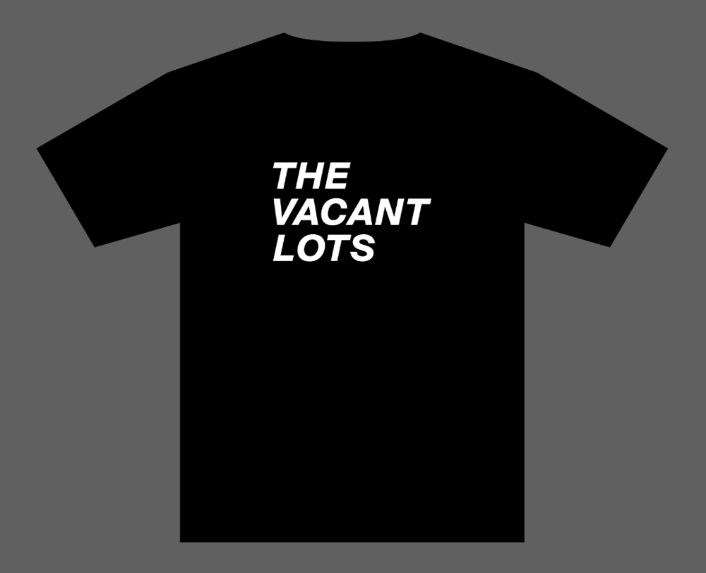 Image of VACANT LOTS // TEXT LOGO SHIRT