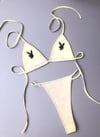 Reflective Playboy Patch Bikini