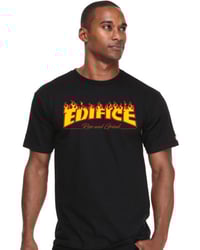 Image 4 of EDIFICE RISE AND GRIND BLACK SHORT SLEEVE SM-XXL