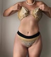 Beige Hoop Bandana Bikini