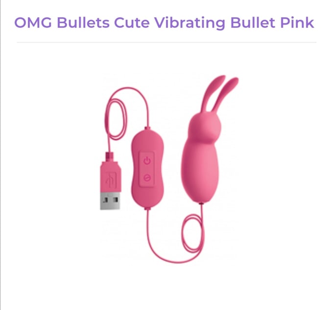 Image of OMG Bullets Cute Vibrating Bullet Pink