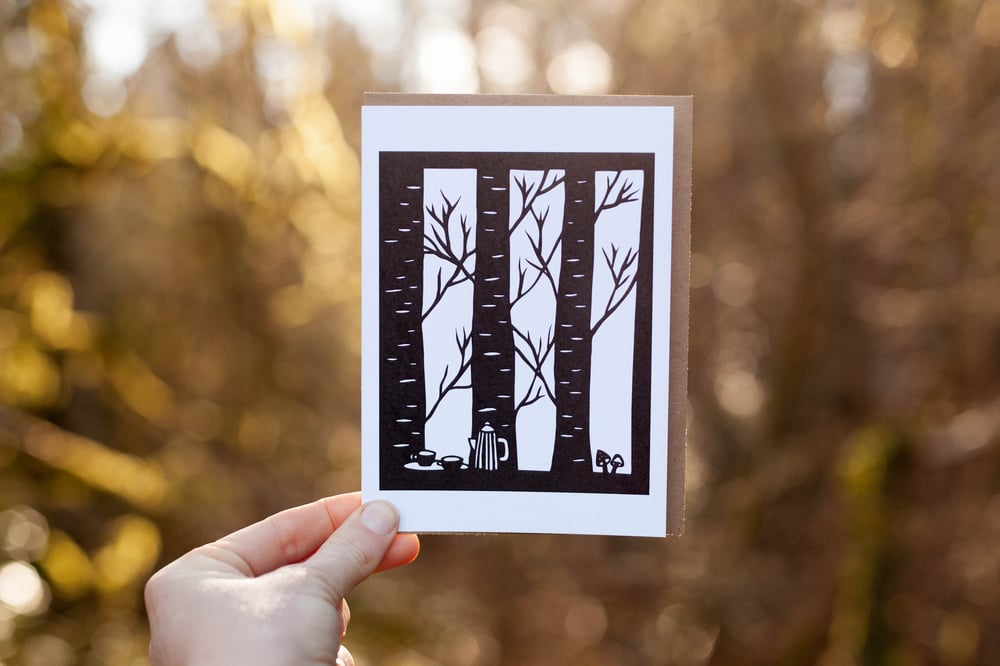 Image of Forest Fika Notecard