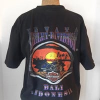 Image 2 of Vintage Egale Harley Davidson T-shirt