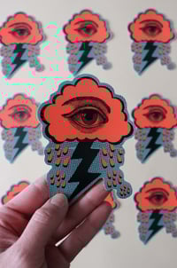 Image 1 of Crying Eye Sticker 