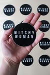 Witchy Woman circle sticker