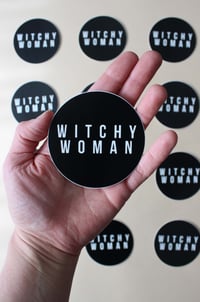 Image 1 of Witchy Woman circle sticker