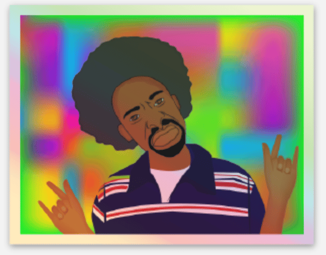 Image of Mac Dre Holographic Sticker