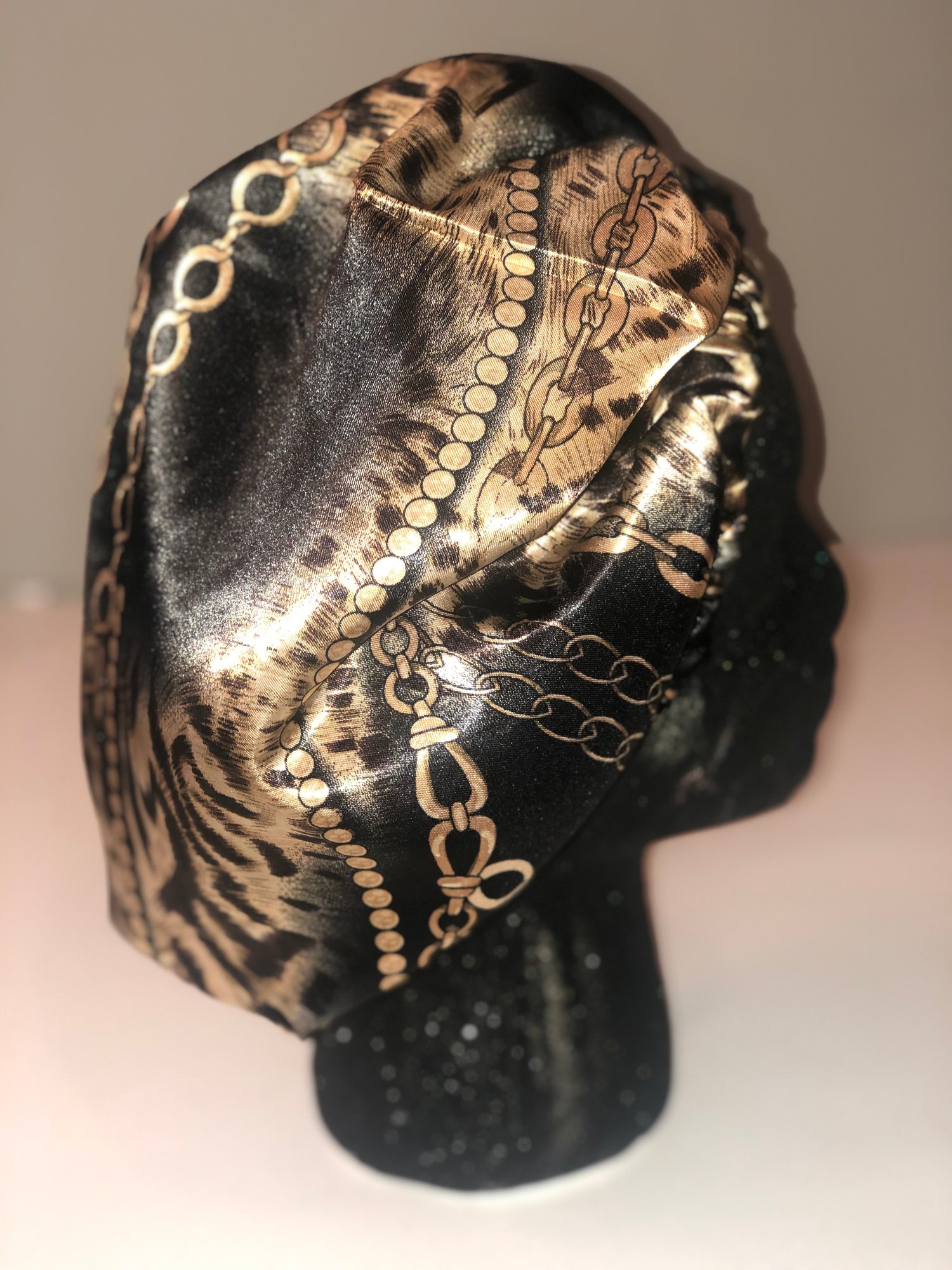 Draped in Gold Bonnet | Bryaa's Bonnets