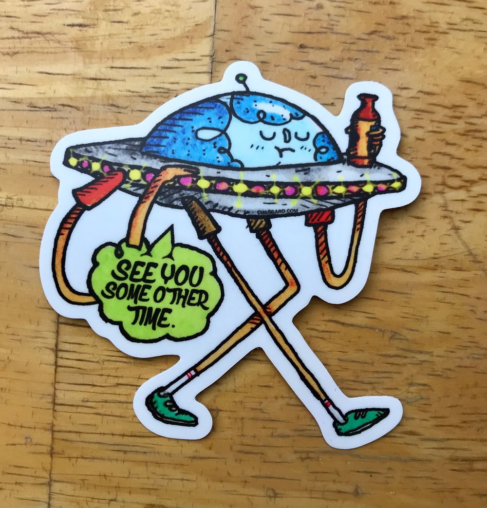 UFO Sticker