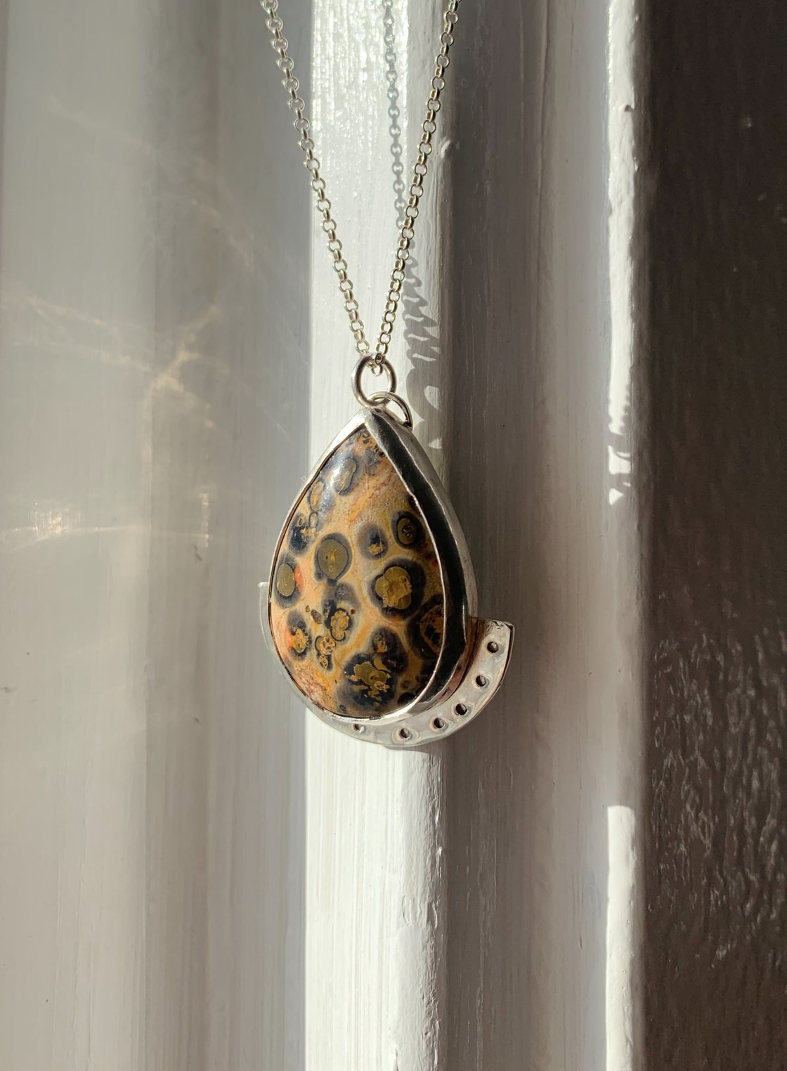 Image of Leopard Jasper Necklace 