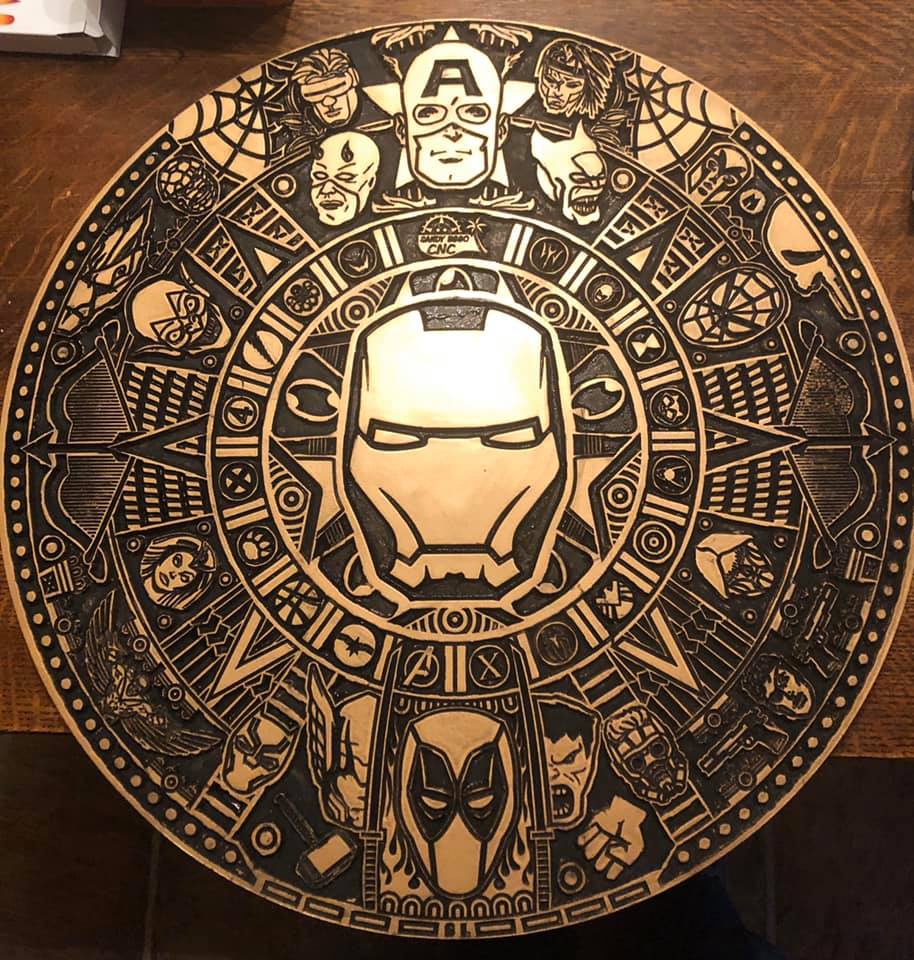 Image of Marvel Aztec Calender LARGE