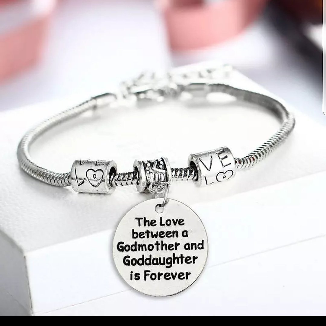 Image of Goddaughter/Godmother Bracelet 