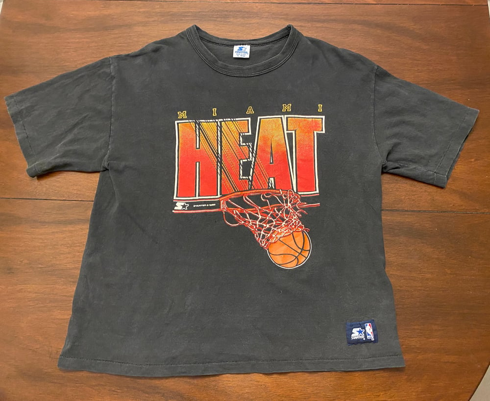 Image of Vintage Starter Miami Heat Tee