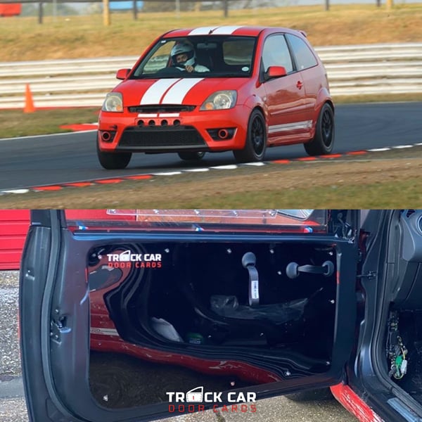 Image of Ford Fiesta MK6 - Perspex Window option- Track Car Door Cards