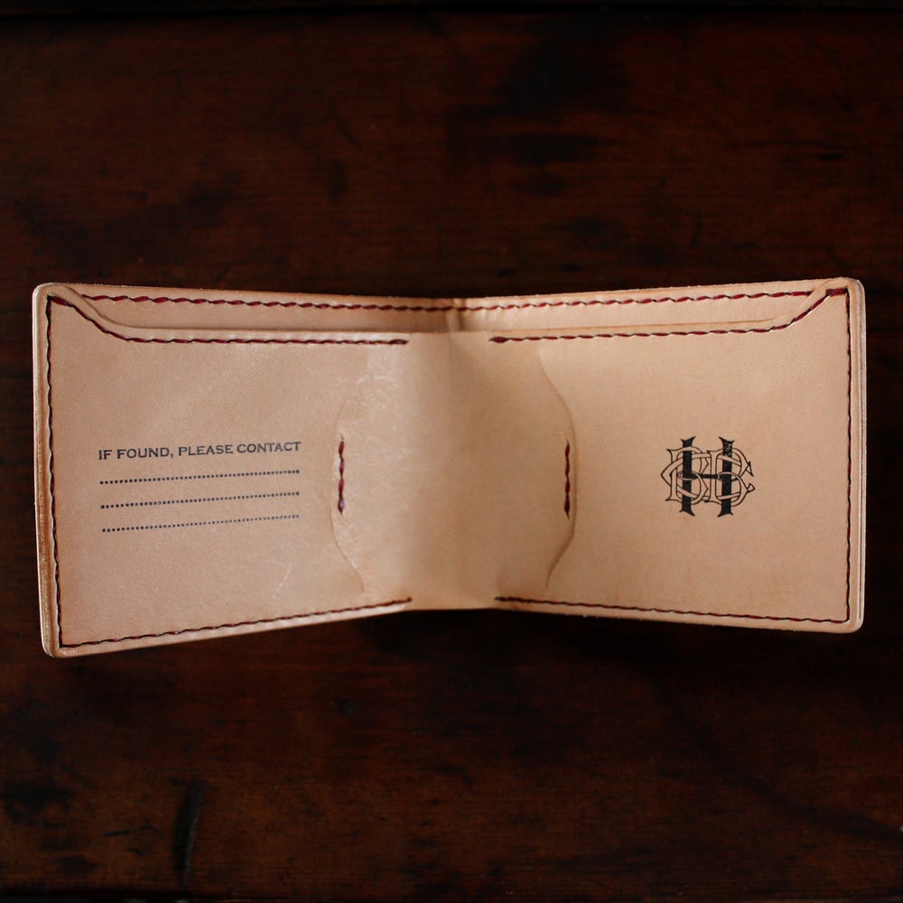 Image of Classic Baseball Leather Billfold - Slim