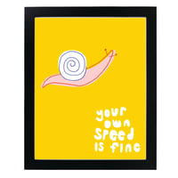 Snails Pace 11x14 print