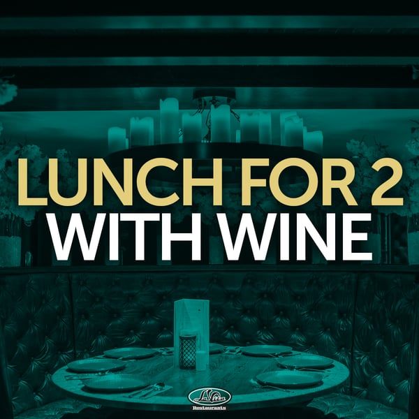 Image of Lunch For 2 With Wine
