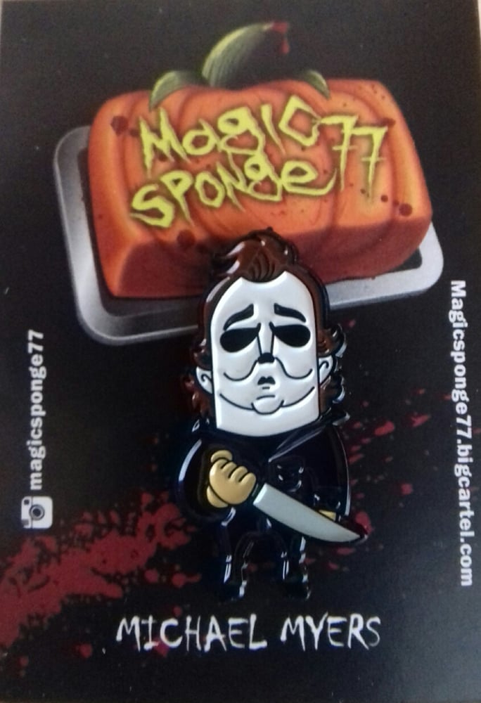 Image of Michael Myers Pin.