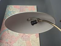 Image 3 of Large Table Lamp with Brass Details, East Germany 1958