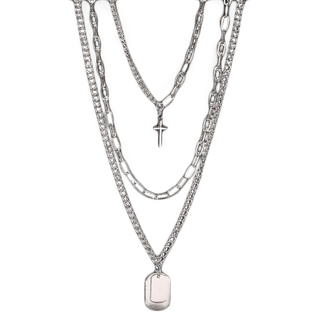 transparent emo necklace