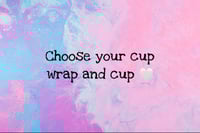 Image 4 of Ombre style jelly cup with matching lid and straw