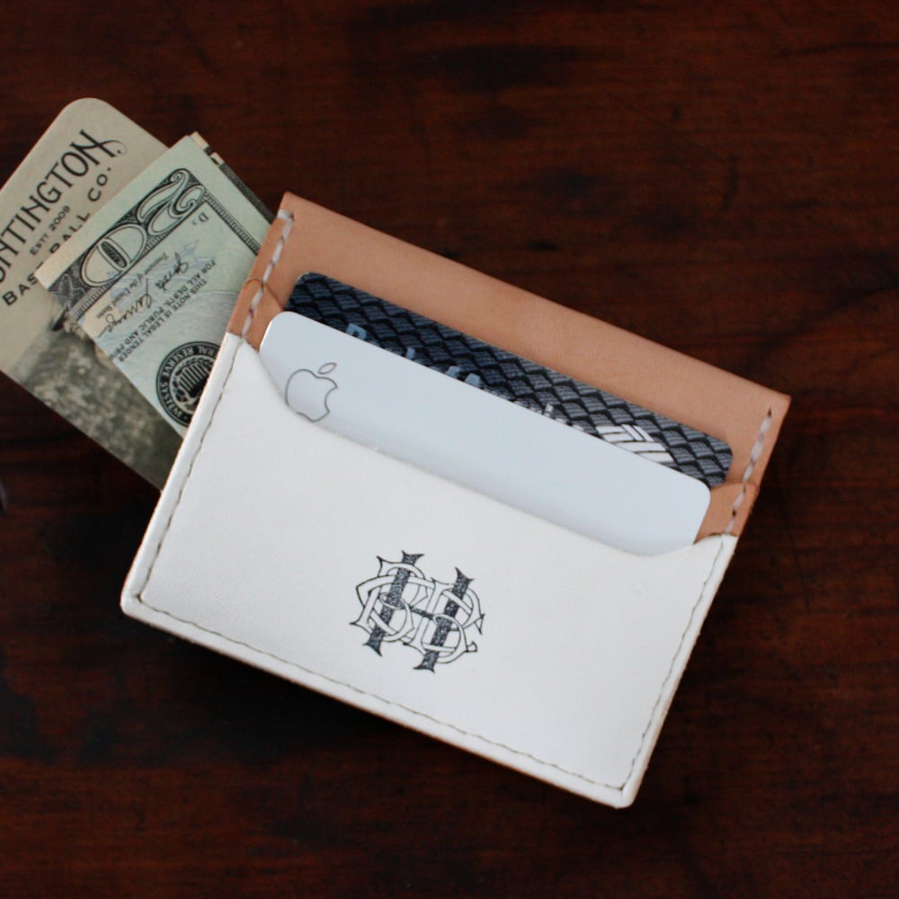 Image of Minimalist Baseball Leather Card Wallet