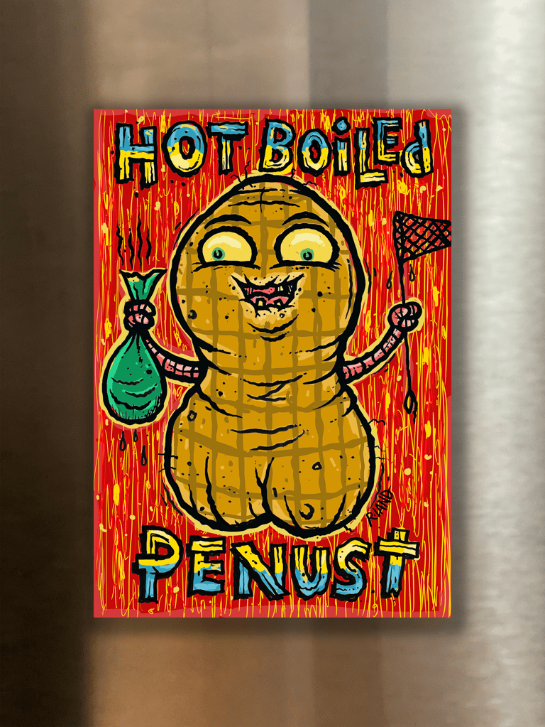 New! Hot Boiled Magnetic Art