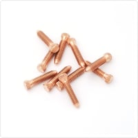 Copper Mini Flat-Head Contact Screw