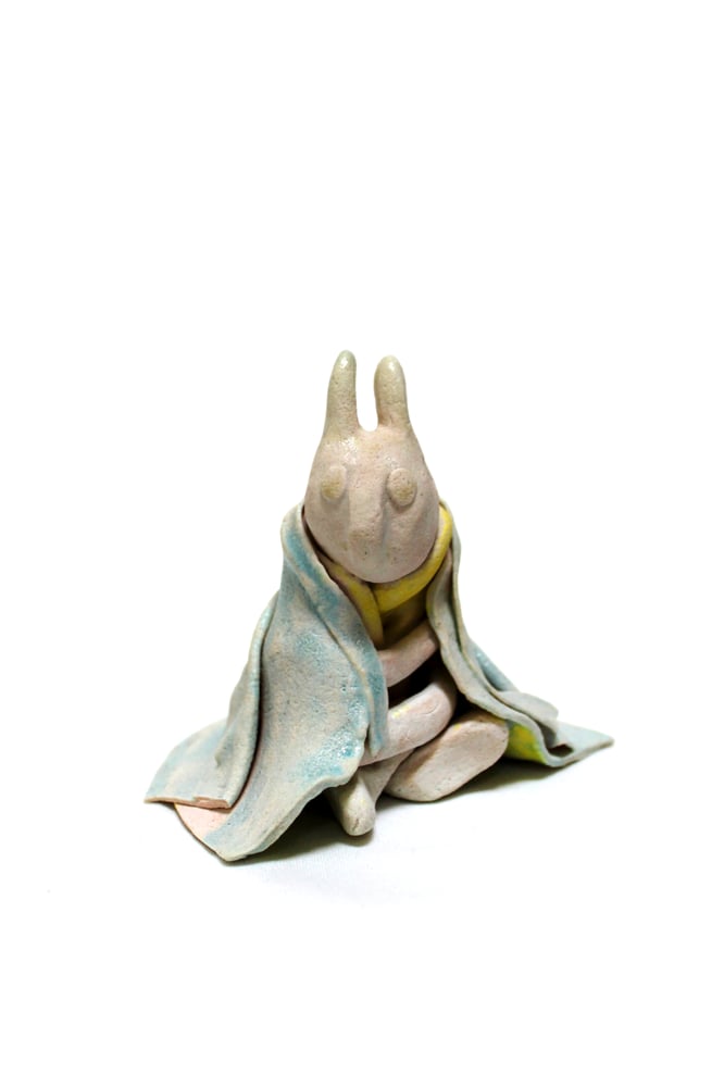 Image of 'Winter' - Pottery figure