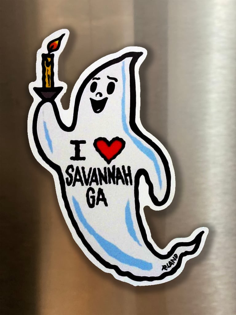  R.Land Savannah Ghost Magnetic Art