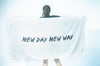 New Day New Way Org Logo Beach Towel