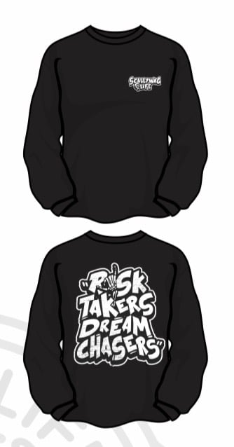 Image of Risk Takers Crewneck- Black