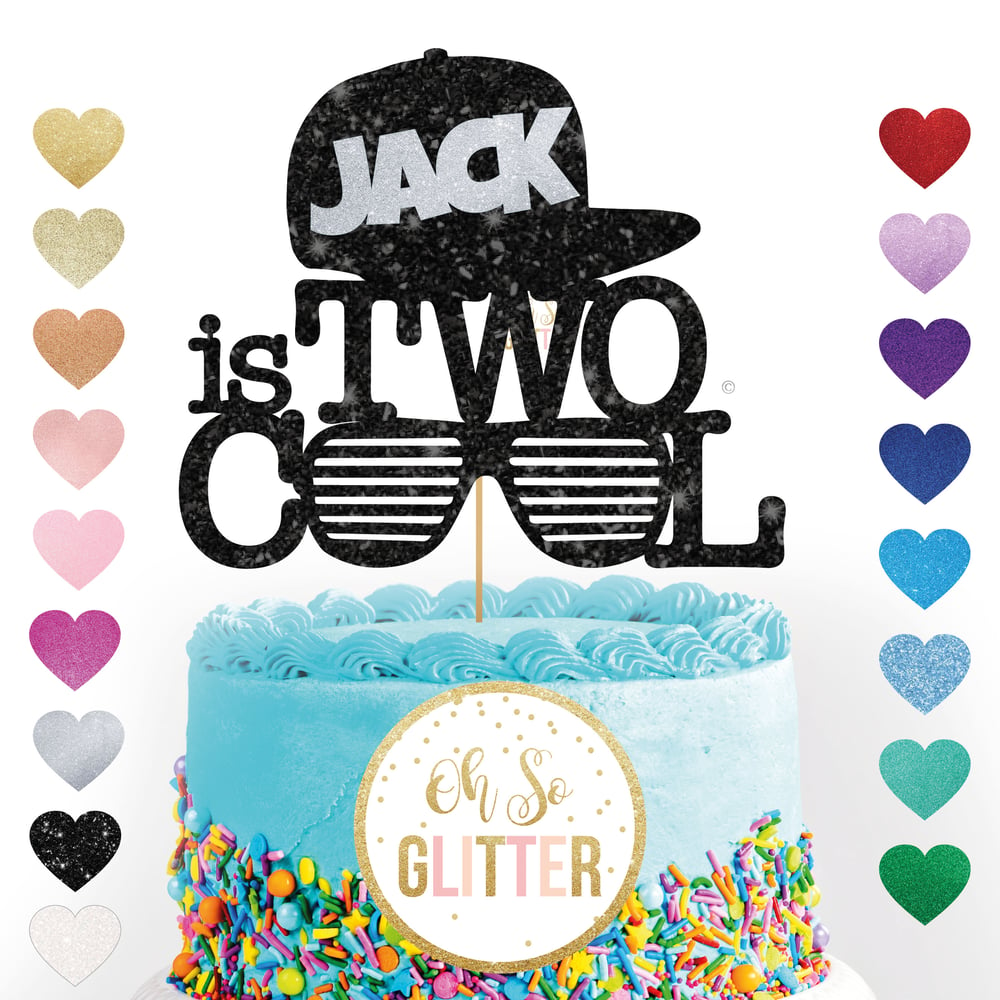 Image of TWO cool Cake Topper