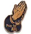 Jumbo Pray for ATL- Wood Finish