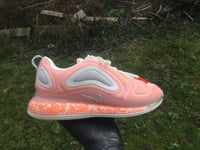 Image 3 of NIKE AIR MAX 720 PEACH CUSTOM BEADS SHOES 