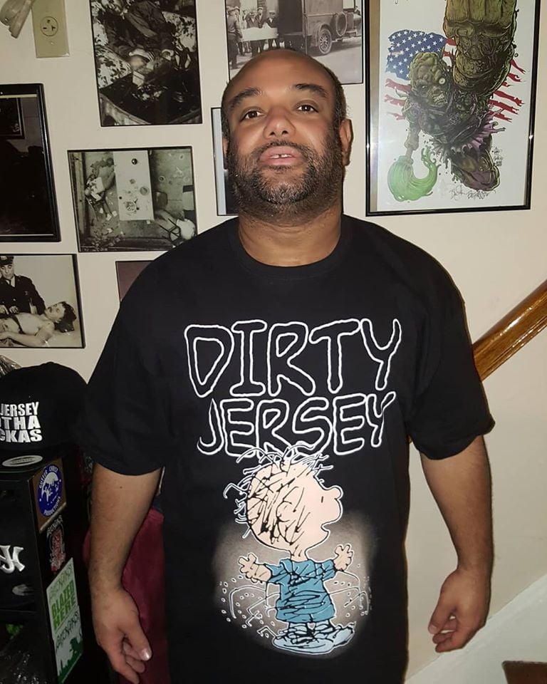 Image of DIRTY JERSEY T SHIRT (IN STOCK)