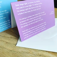 Image 2 of Purple - Mother greetings card 