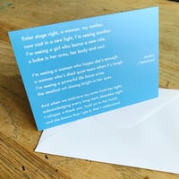 Image 1 of Blue - Mother greetings card