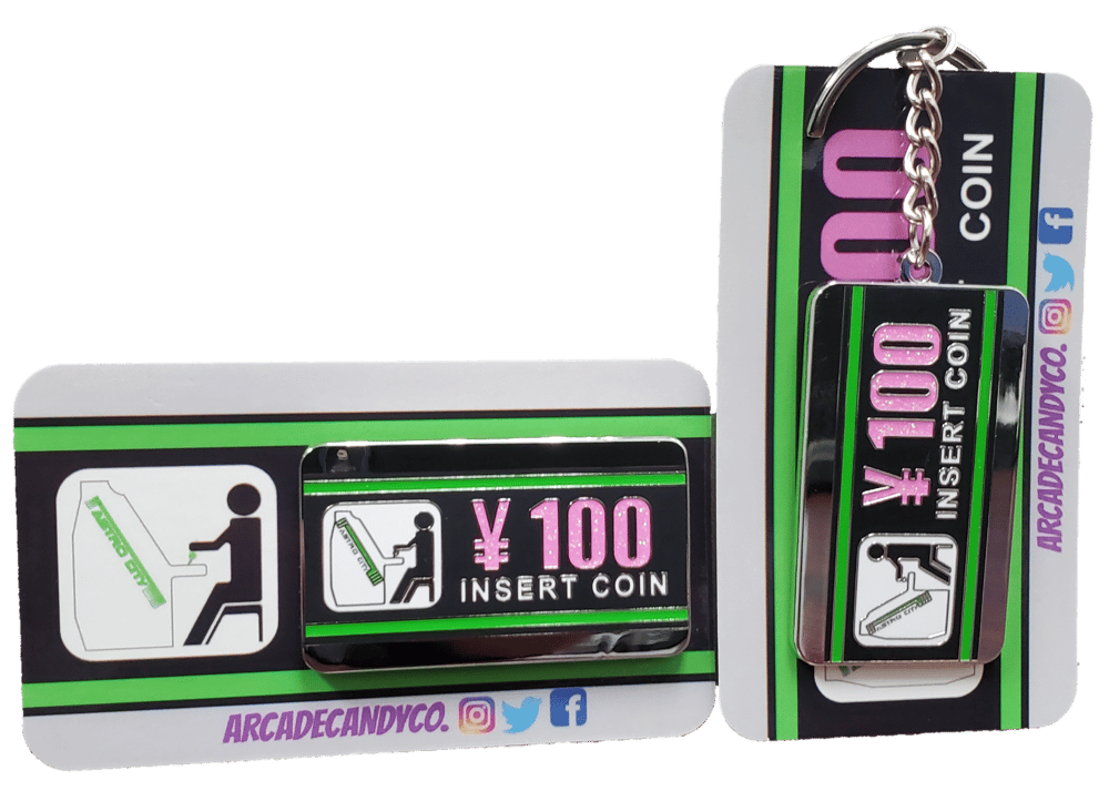 Image of ¥ 100 YEN Pin & Keychain 