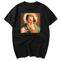 Mother Mary - Pulp Fiction Grungy Punk Tee (Men & Women) - Black