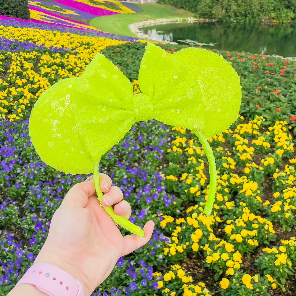 Image of Chartreuse Sequin Ears