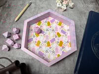Image 1 of Cute Ghosts Large Hexagon Dice Tray