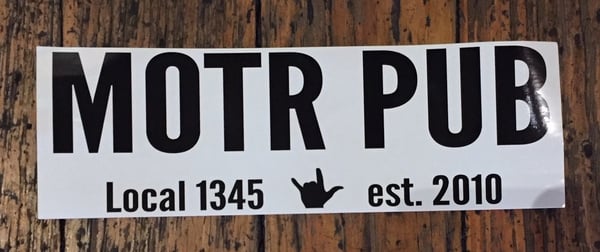 Image of MOTR "Est 2010" Bumper Sticker