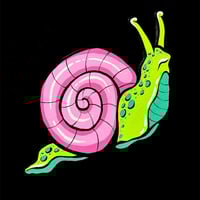 Snail Handpainted Woodcutout