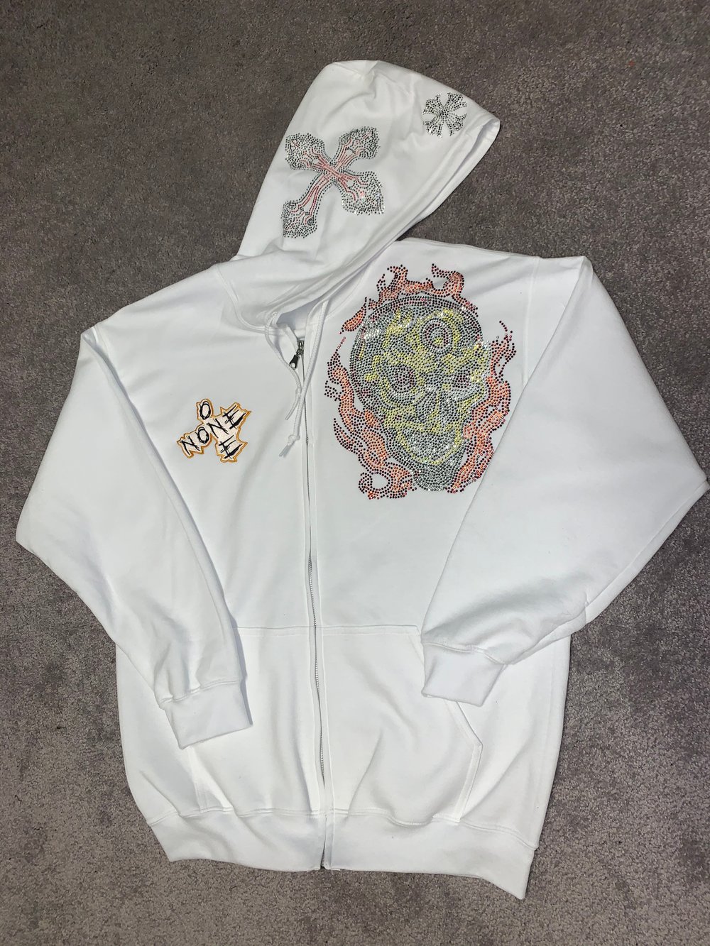 OXN Cross-bone zip up  