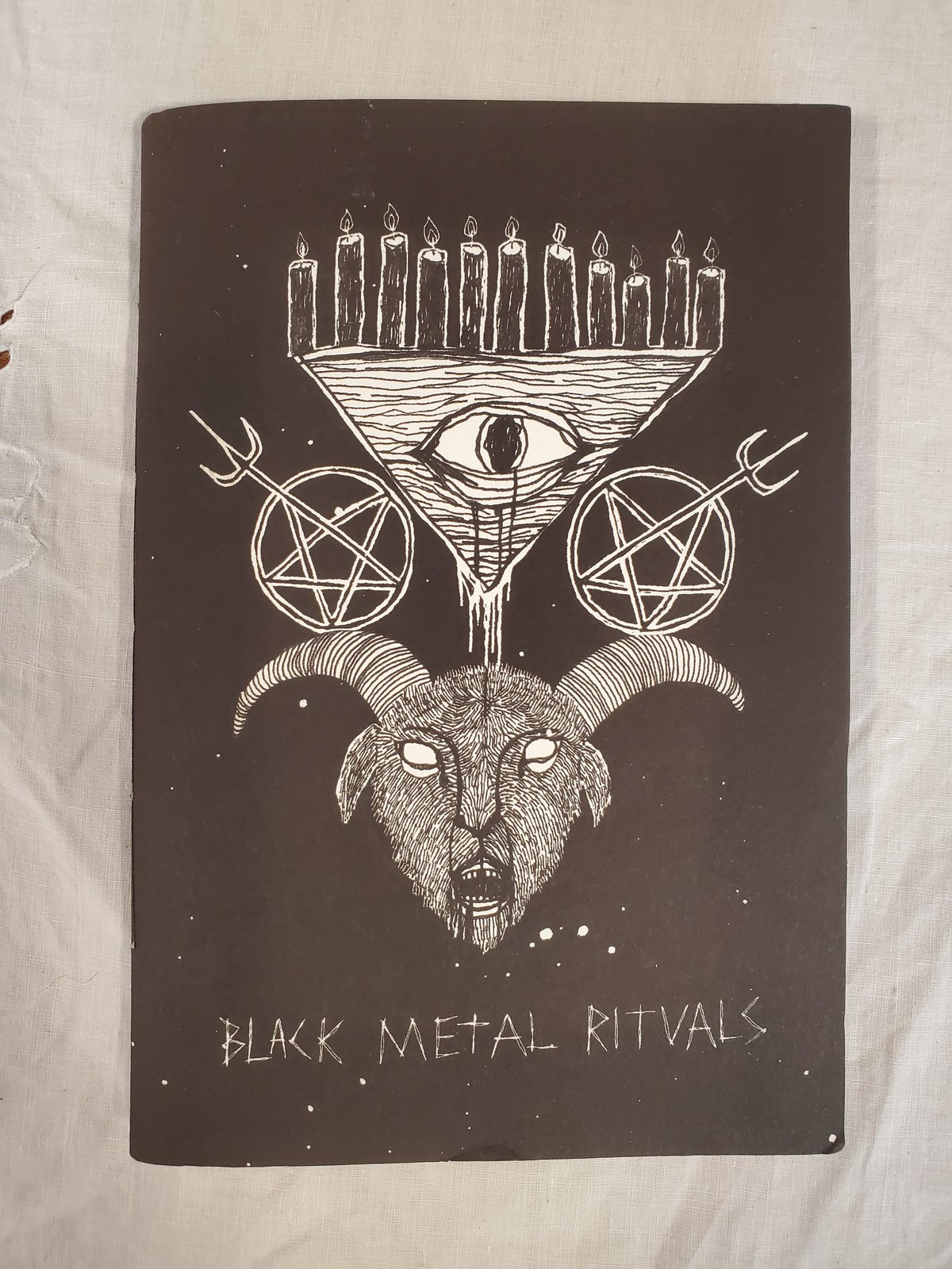 Image of Black metal art zine by Ali Horn
