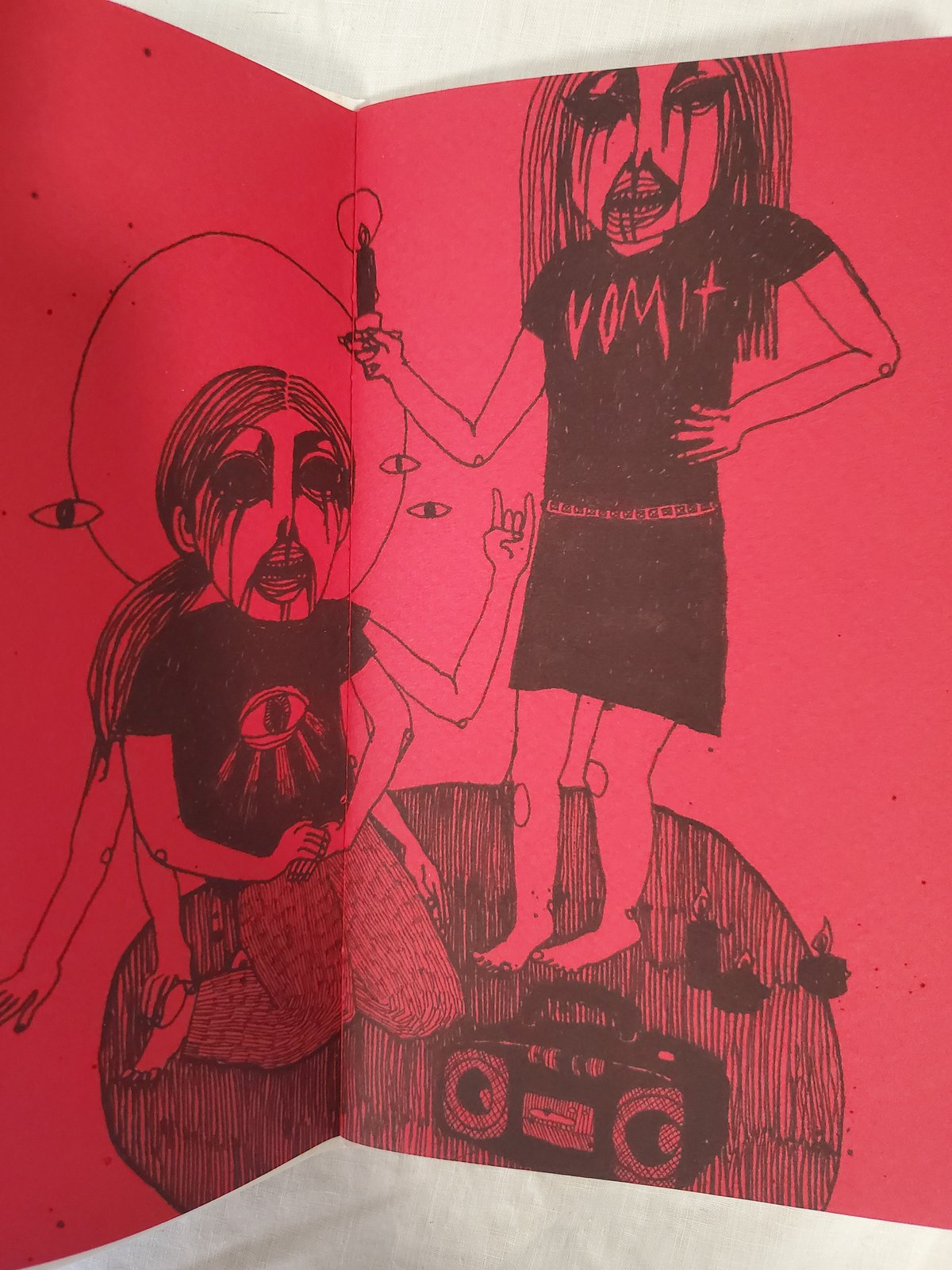 Image of Black metal art zine by Ali Horn
